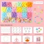 ZENZON DIY Handmade Đính Hạt Bộ Đồ Chơi, Nghệ Thuật Thủ Công DIY Bộ Đồ Chơi Để Làm Vòng Tay Hạt Đồ Chơi, Vòng Cổ DIY Handmade Nhiều Màu Sắc Kawaii DIY Làm Hạt Bộ Đồ Chơi Đồ Chơi Trẻ Em
