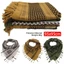 JVSUB 1 Cái Turban Hijab, Khăn quấn cổ vuông, Mũ cầu nguyện Ramadan 95x95cm Polyester Trang phục truyền thống Khăn choàng kẻ sọc Người lớn