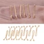 ONE 12 Chiếc Hijab Cố Định Kẹp An Toàn Và Thời Trang Khăn Chốt Pin Cho Bé Gái Hồi Giáo