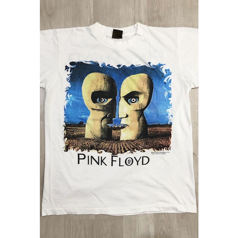 Áo Thun Ngắn Tay In Hình pink floyd Phong Cách vintage