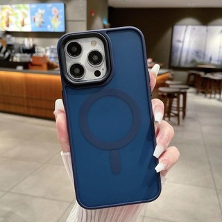 Dành Cho Sạc Không Dây Ốp lưng IPhone 15 ProMax 15 14 Plus 13 12 11 Pro Max 11 Mềm TPU Ốp Lưng Nhựa Mờ L07 T07