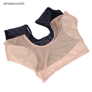 Airspecutin Nách Mồ Hôi Miếng Lót Thấm Hút Khử Mùi Miếng Lót Nữ Áo Thun Hình Dạng Miếng Lót Mồ Hôi Có Thể Tái Sử Dụng Có Thể Giặt Được Lưới Trong Suốt EN