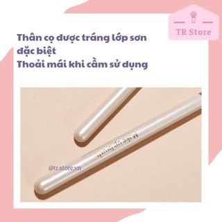 Cọ tán phấn mắt đầu mút Gecomo kèm 2 đầu thay G1098