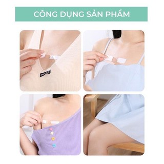 Set 36 Miếng Dán Cố Định Quần Áo, Băng Dính Dán Giữ Quần Áo Chống Hở, Siêu Bám – Mỏng Nhẹ – An Toàn Cho Da