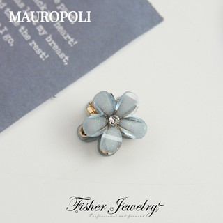 Mauropoli [Sẵn Sàng] Hàn Quốc ins Retro Ngọc Trai Hoa Cúc Ngọc Trai Nổ Kẹp Tóc Nữ Đầu Sau Kẹp Tóc