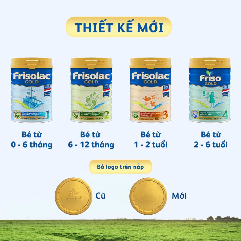 Friso Gold 4, 2 - 6 tuổi, 800g (Giao bao bì ngẫu nhiên)