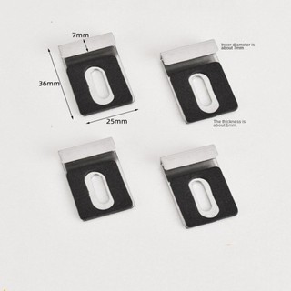 Jkdesign 4 / 8 Chiếc Kẹp Gương, Kẹp Gương Kim Loại Vuông Sắt, Có Ốc Vít Móc Chốt Treo Tường Gương Không Khung