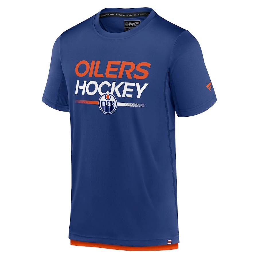 BS1 2024 NHL Edmonton Oilers Áo thun khúc côn cầu màu đen tay ngắn thể thao Tee Plus Size Fan Edition SB1