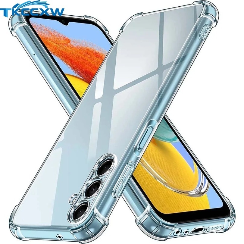 Ốp Điện Thoại Silicon Trong Suốt Chống Sốc Cho Samsung Galaxy S24 Plus Ultra A55 A35 A25 A15 A05 A05S M34 M54 M14 5G M13 F13