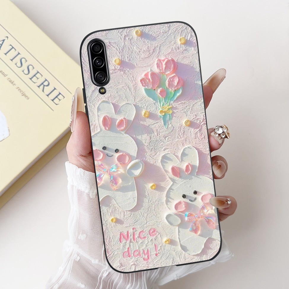 Dành Cho Samsung A90 5G Ốp Lưng Màu Đen Mèo Dễ Thương Thời Trang Ngộ nghĩnh Silicon Chống Sốc Ốp lưng Samsung Galaxy A90 5G Ốp Lưng A908B A908N A908Q