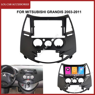 9 Inch Fascias Cho MITSUBISHI Grandis 2003-2011 Đài Phát Thanh Ô Tô Âm Thanh Nổi GPS MP5 Android Player 2 Din Đầu Đơn Vị Bảng Điều Khiển Dash Khung Bao
