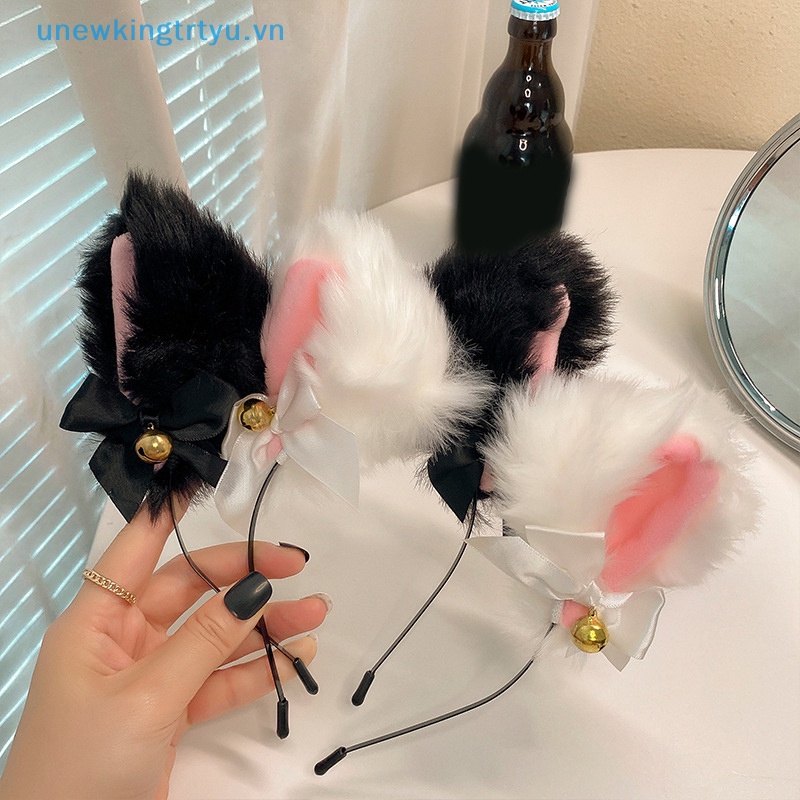 Unewtyu Tai Gợi Cảm Cho Nữ Bé Gái Ren Nơ Vòng Cổ Sang Trọng Băng Đô Quấn Tóc Cosplay Hóa Trang Đảng Trang Phục Phụ Kiện Tóc VN