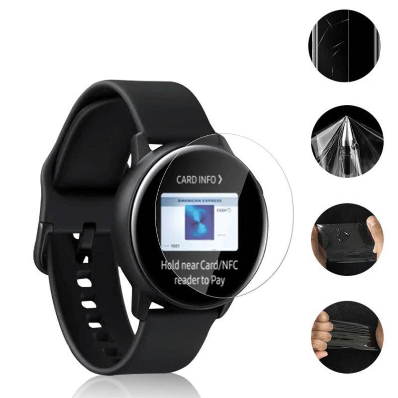 Bảo Vệ Toàn Màn Hình Cho Samsung Galaxy Watch 6 5 4 3 Pro Classic 47mm 46mm 45mm 44mm 43mm 42mm 41mm 40mm Hydrogel Phim Bảo Vệ Dành Cho Galaxy Watch Active 2 44mm 40mm R500