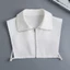 MERIGGIARE Ve Áo, Áo Sơ Mi Cổ Điển Có Thể Tháo Rời Cổ Giả, Phụ Kiện Quần Áo Nữ Cotton Cổ Điển