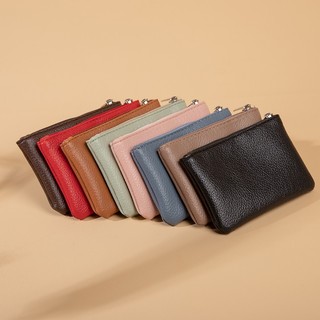 Ví Da Cầm Tay Có Khóa Kéo unisex