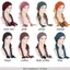 Mũ Turban CORALTIDE, Khăn trùm đầu mềm nhiều màu, Mũ quàng cổ điển dành cho nữ