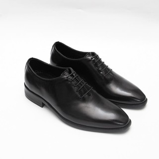 Giày lười nam, giày tây oxford da bò Fttleather cao cấp đế phíp gỗ công sở màu đen mã F631