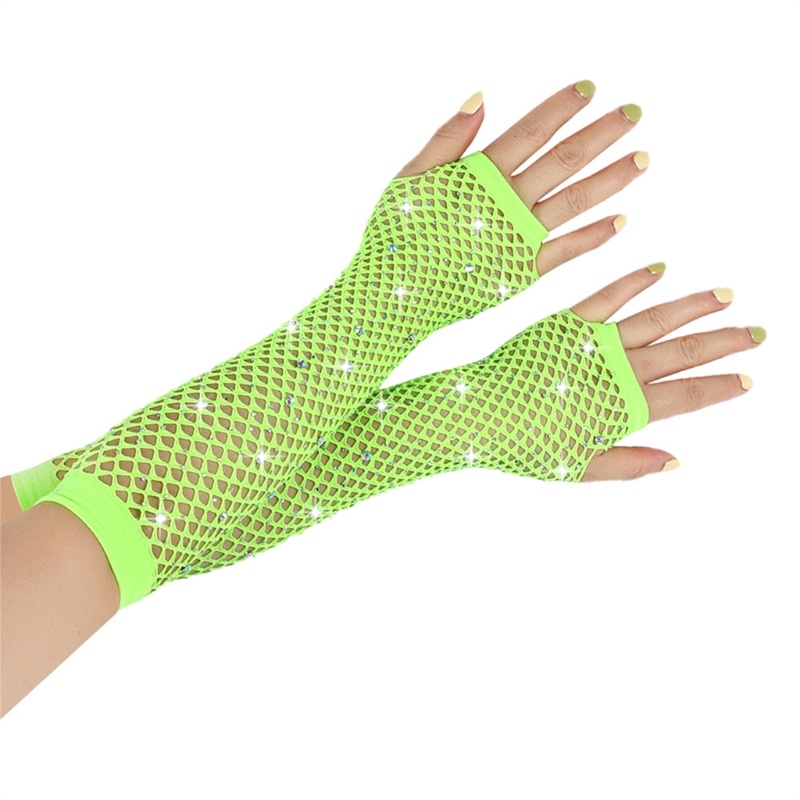 Zyaruko Găng Tay Lưới Cá Blingbling - Phụ Kiện Dự Tiệc