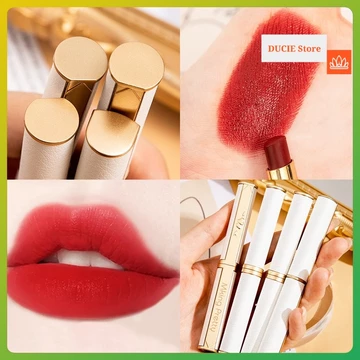 Son Lì Không Trôi, Chất Son Lì Nhung Siêu Mềm Mịn Lâu Trôi, Lên Màu Cực Chuẩn Với Bộ Sưu Tập Son 6 Màu -DUCIE Store