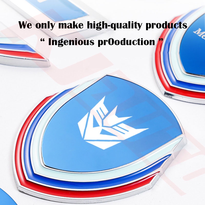 Bộ 4 Miếng Dán Kim Loại 3d Trang Trí Cửa Sổ Xe Hơi vf 8 vf 9 vf e34 lux a fadil president sa vf e34
