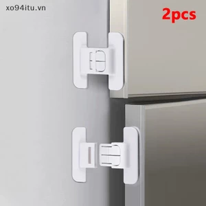Xoitu Set 2 Khóa Cửa Tủ Lạnh / Đồ Nội Thất Bảo Vệ An Toàn Chống Tắc Nghẽn Cho Bé vn