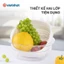 Bộ rổ vuông 2 lớp Việt Nhật (MS:2338/2339) - Bộ rổ kèm chậu hứng nước rửa rau củ đựng hoa quả trái cây aladanh-net-vn