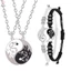 Vòng Tay Vòng cổ Mặt Hình Rồng yin yang Âm Dương Có Thể Điều Chỉnh Cho Cặp Đôi Bạn Trai Bạn Gái Mới
