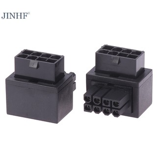 JINHF Bo mạch chủ CPU 8PIN Đầu nối trợ lực 8PIN Bộ chuyển đổi 90 độ Giao diện nguồn Lái HOT