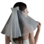 XGB Elegant Bridal Veil Sheer Tulle Tiệc đính hôn cô dâu Chụp ảnh