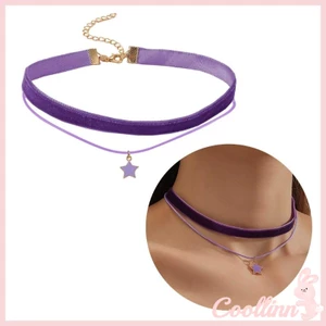 Coo Vòng Cổ choker Nhiều Lớp Hình Ngôi Sao Năm Cánh Phong Cách vintage Thời Trang Dành Cho Nữ