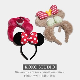 Disney Băng Đô Cài Tóc Hình Chuột mickey minnie Xinh Xắn Cho Bé Gái băng đô cho bé cài tóc cho bé tóc giả cho bé gái