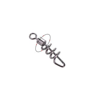 AUGUSTIN 20 Chiếc Cán Câu Cá Xoay, 2 -10 Có Vít Snap 8 Hình Kết Nối Vòng, Thép Không Gỉ Lực Kéo Mạnh Lực Nhẹ Snap Thay Đổi Đầu Nối Móc Câu
