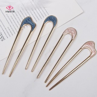 Trâm Cài Tóc Chữ u Bằng Kim Loại Mới
