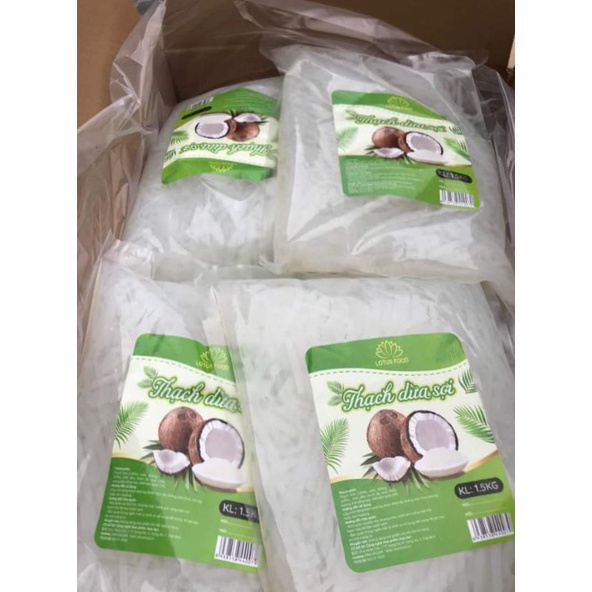 Thạch dừa sợi Lotus food gói 1kg5