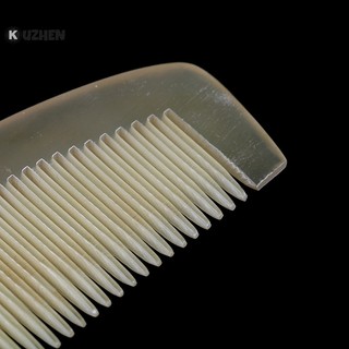 1 Lược Chải Tóc Sừng Trâu Màu Hổ Phách Tự Nhiên Chống Tĩnh Điện Chăm Sóc Sức Khỏe