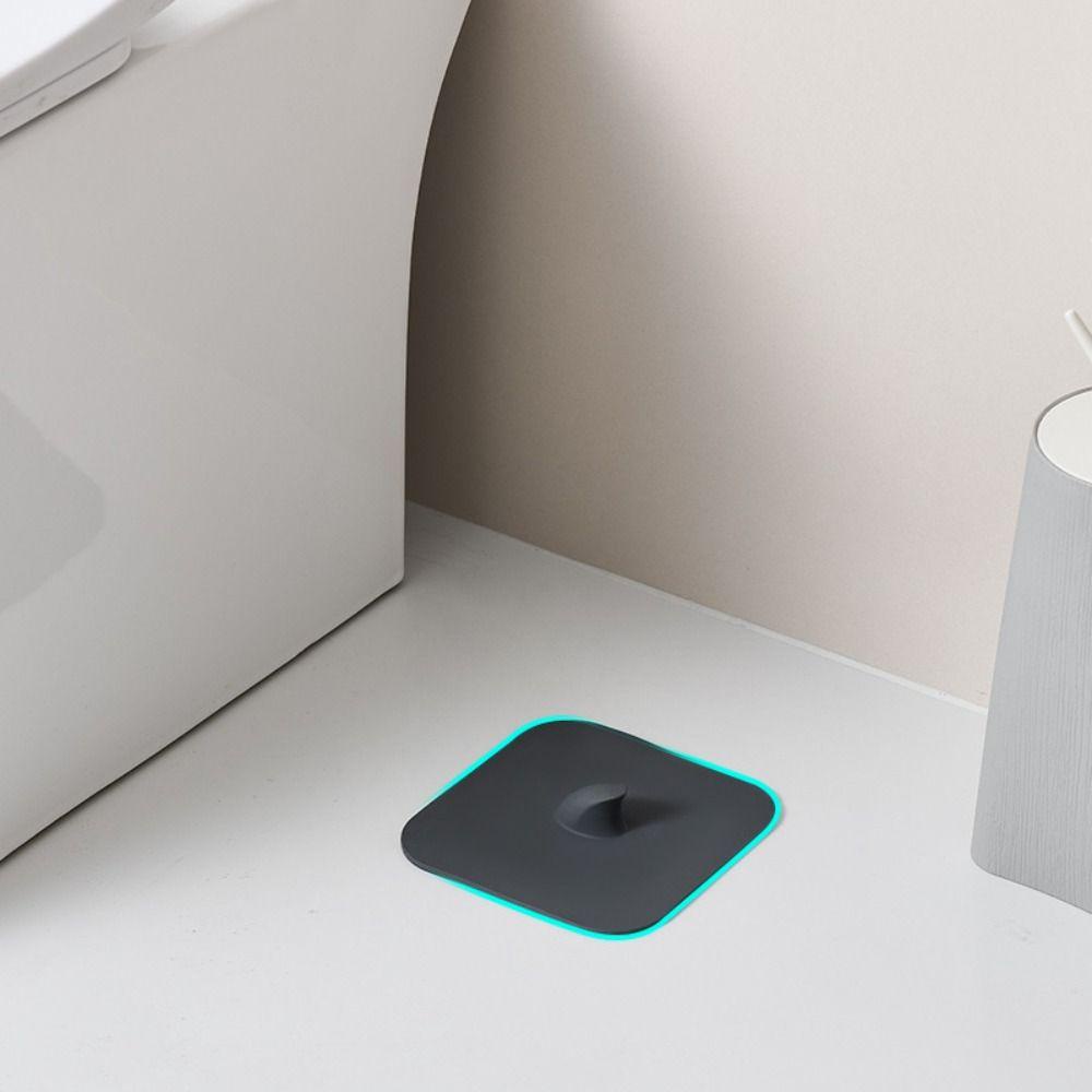 Nắp thoát nước sàn CATIYAHA, Nắp ống thoát nước bằng silicon khử mùi, Xanh xám mềm chống phát hiện Vỏ bồn rửa chống dầu hộ gia đình