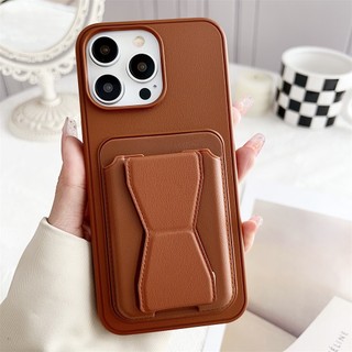 Ốp Điện Thoại TPU Có Ngăn Đựng Thẻ Sang Trọng Cho 14 Plus 11 12 13 14 15 Pro Max X XS XR 7 8 Plus