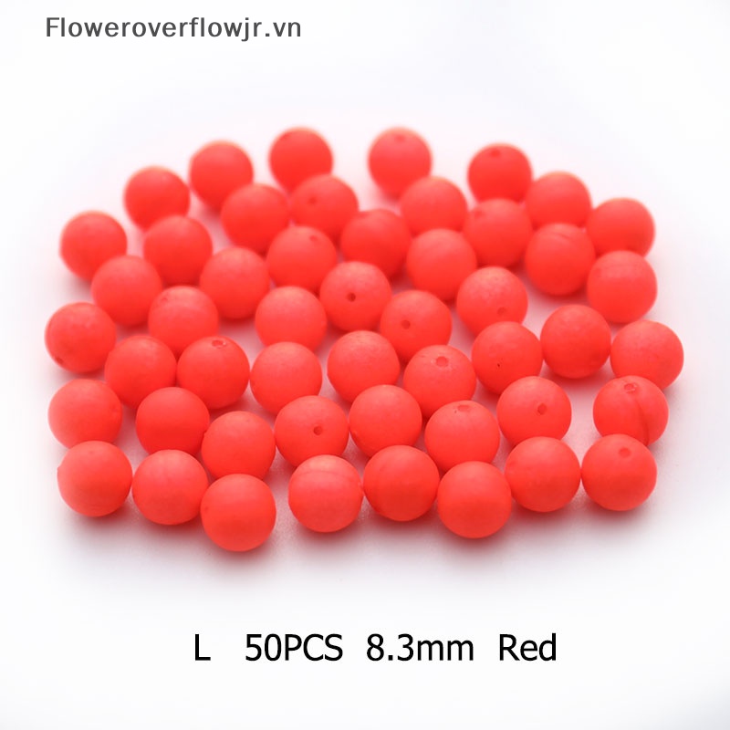 FJR 50 Chiếc Floag Bobbers Câu Cá Huỳnh Quang Trôi Câu Cá Phao Bọt Bóng HOT