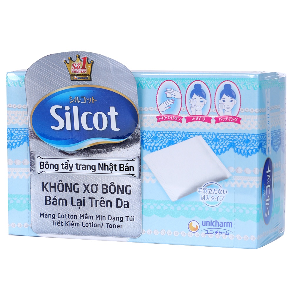 Bông tẩy trang Silcot (82 miếng) | Shopee Việt Nam