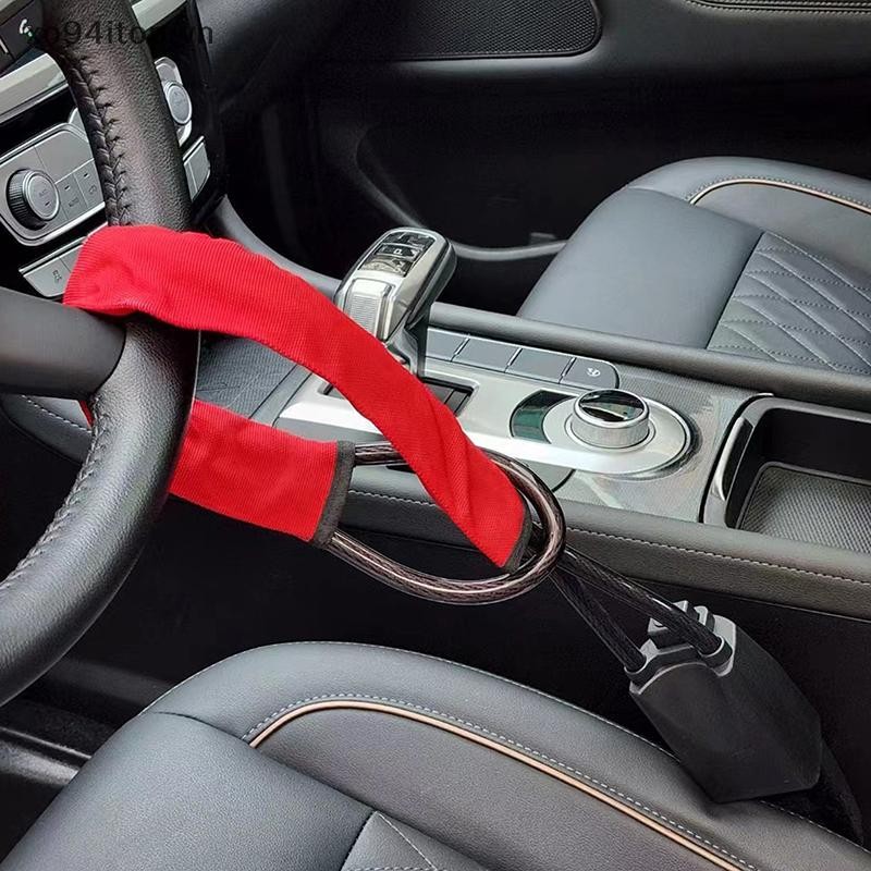 Xoitop 1 Bộ Khóa Chống Trộm Chống Xe Tải SUV RV Van Đa Năng Ô Tô Vô Lăng Khóa Có Dây An Toàn Khóa Chắc Chắn VN