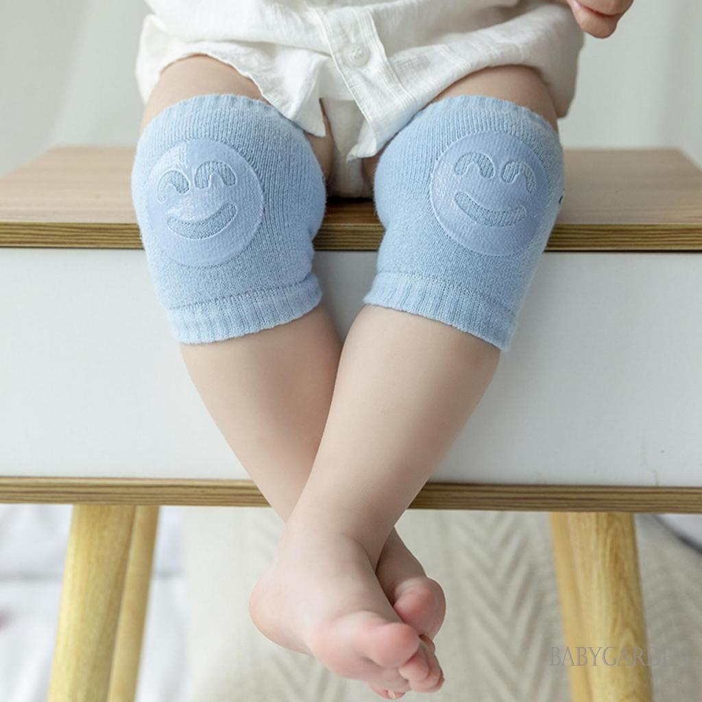 Đệm Bảo Vệ Đầu Gối Chống Trượt Họa Tiết Mặt Cười Dễ Thương Cho Bé