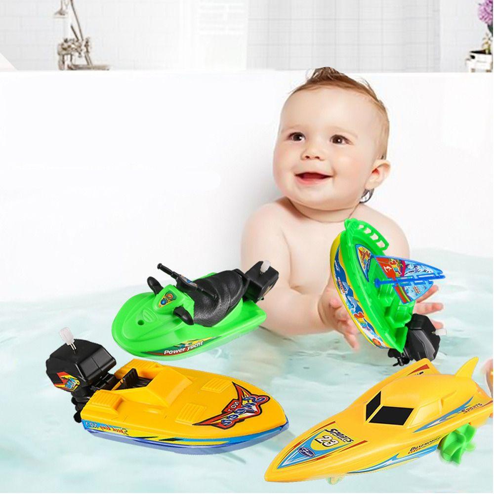 Đồ chơi tắm vòi hoa sen GOODH, Phao trong nước Motorboat Wind Up Toy, Đồ chơi trẻ em Tàu Đồng hồ Tốc độ Thuyền Đồ chơi trẻ em