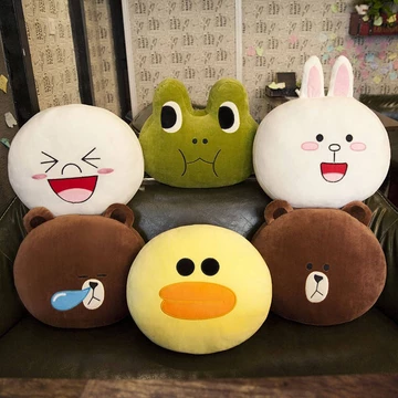 Office Waist Cushion Pillow Cute Girl Heart Car Cushion Waist Support Sofa Cushion Chair Backrest Cartoon Soft vstp