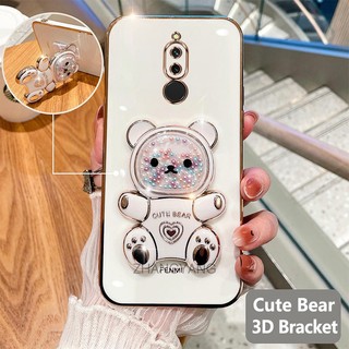 ốp lưng redmi 8 redmi 8a Ốp Điện Thoại tpu Dẻo Mạ Màu 3d In Hình Gấu Nhỏ Đáng Yêu Có Giá Đỡ Cho redmi 8 redmi 8a