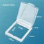 Hộp chống nước ổ cắm NOTE1, Vỏ bảo vệ công tắc tự dính bằng nhựa, Nguồn cung cấp ổ cắm điện 86 loại Hộp chống văng treo tường Phòng tắm