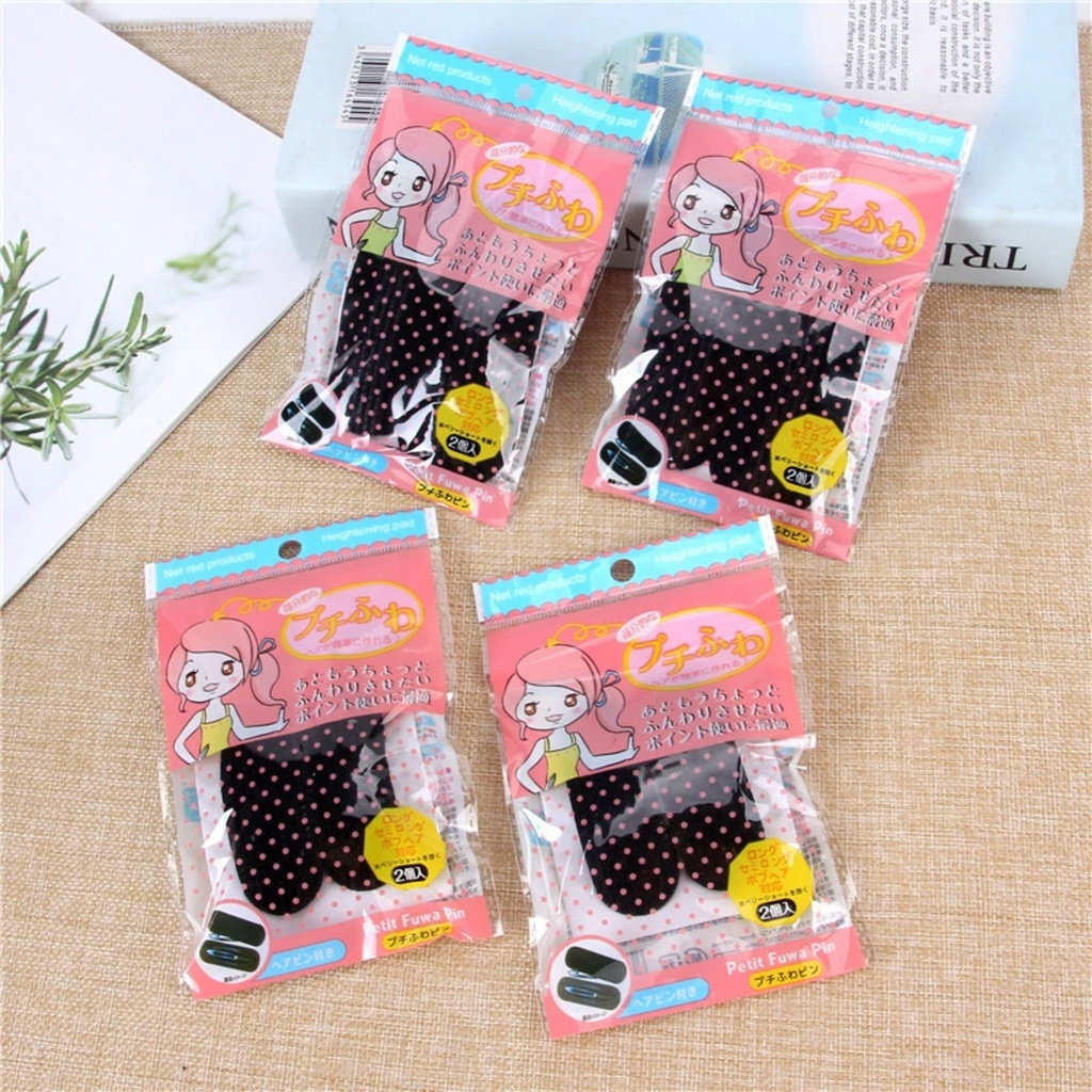Set 2 Kẹp phồng tóc đệm tạo phồng chân tóc thời trang tiện lợi