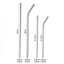 ITRUMPET 1 Ống Hút Cốc, Ống Hút Inox Bạc 6mm 8mm, Ống Hút Thẳng Bền Đẹp Uống Ống Hút Thay Thế Có Thể Tái Sử Dụng Cho 30oz 40oz Tyeso Cup