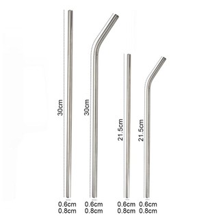 [Vận chuyển địa phương] Ống hút cốc THEHOMECO 1 chiếc, Ống hút bằng thép không gỉ uống thẳng, Ống hút thay thế có thể tái sử dụng bằng bạc 6mm 8mm cho cốc Tyeso 30oz 40oz