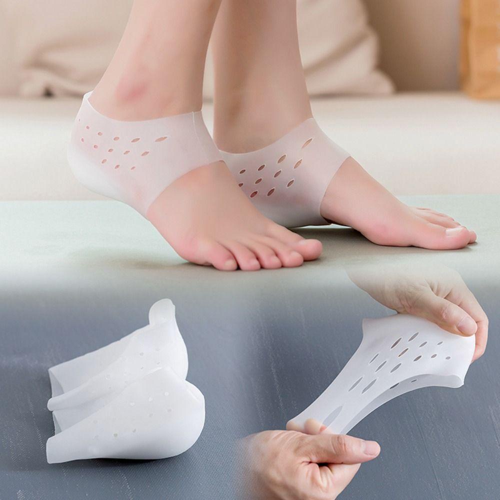 NEAVERLER Tất Chiều Cao Vô Hình, Đệm Gót Chân 2.0-4.0cm Đế Chiều Cao Bên Trong, Silicone Vô Hình Nâng Tăng Tất Nam Nữ