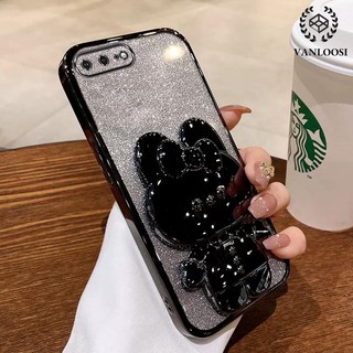 ốp lưng iphone 7 plus 8 plus 6 plus 6s plus 7 8 6 6s Ốp Điện Thoại Silicon Mềm Mạ Điện Họa Tiết Thỏ Lấp Lánh Chống Rơi Cho iphone 7 plus 8 plus 6 plus 6s plus 7 8 6 6s